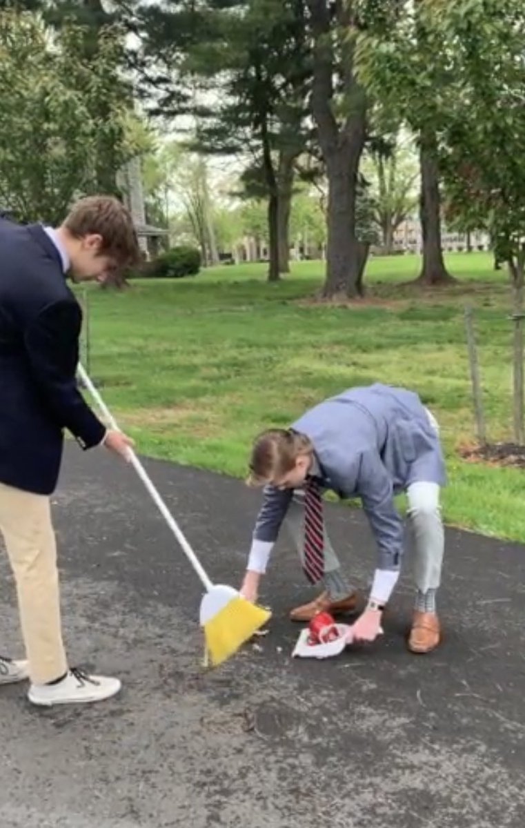 HGPSGA's tweet photo. Missed the Town Hall? Need to know who won SGA elections!? Apparently, Joe Warchal and Jake Marek really did sweep us off our feet! Congrats to the President-elect Joe and Vice-President-elect Jake! #yoursga #thinkghost #thinkleadership @HolyGhostPrep @presgjg @MrBurkeHGP https://t.co/vK2OgwOnNM