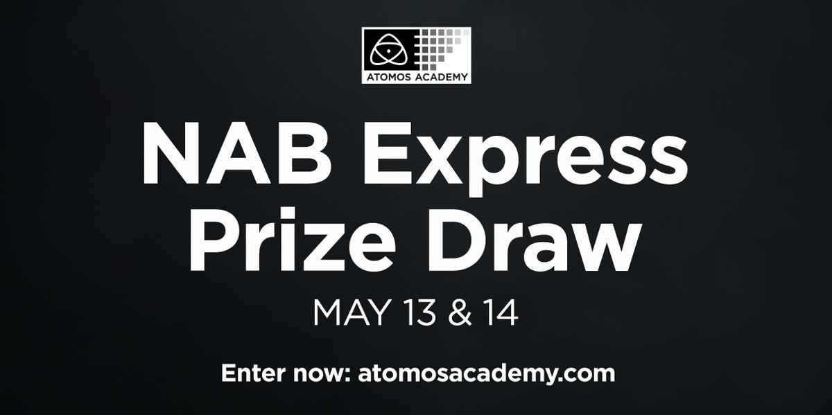 AtomosGlobal's tweet photo. DRAW CLOSED! Thank you to all those who have entered our 'ATOMOS, ATOMOS, ATOMOS' prize draws. Winners have been contacted via email. A list of winners is available at https://t.co/E1efb8bzVT 
Stay safe and keep watching #AtomosAcademy 
#AtomosKeepCreating #GoGetCreative https://t.co/rv07n1uyCl