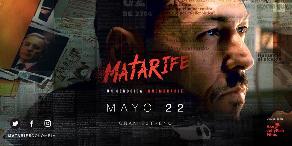 matarifeco's tweet photo. El ultimo fenómeno de las redes llega este viernes 22 de mayo a partir de las 7:00 pm
Espere el ESTRENO de la primera temporada de MATARIFE un genocida innombrable

No nos van a amedrentar

#22Matarife solo por WA @elquelosdelata https://t.co/lvkJa5Qm92