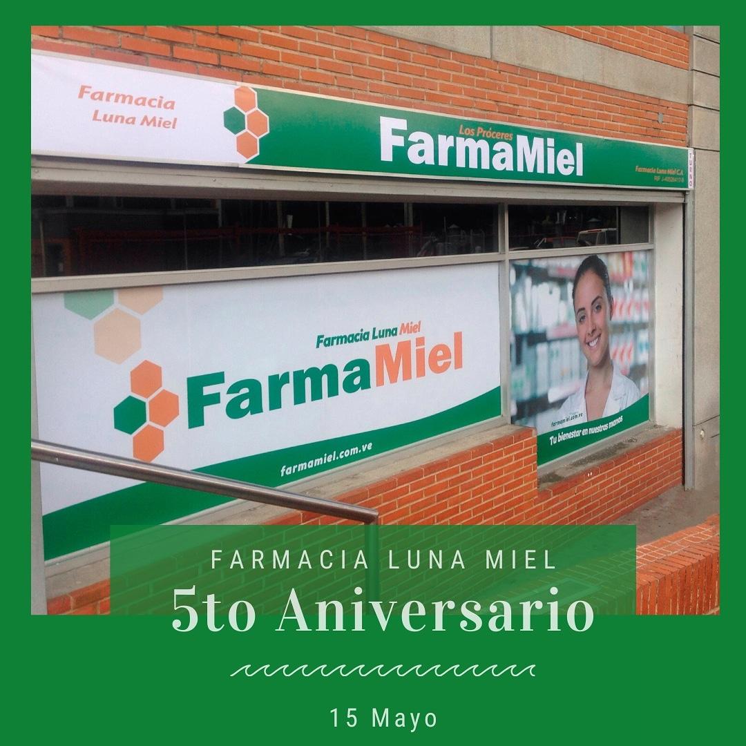 Estamos contentos ! Farmacia Luna Miel de los Próceres está cumpliendo 5 años. 
Agradecidos con la comunidad y clientes por su preferencia. 
Reconocemos la dedicación y buen servicio de cada uno de los trabajadores. 
.
.
#aniversario #Farmacia #Medicinas
