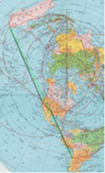 Masayan Kenji シドニーからチリのサンティアゴまで飛ぶ時 わざわざ北アメリカでトランジットする メルカトル地図 で見ると謎だが 本来の地図で見れば自然なこと 飛行ルート