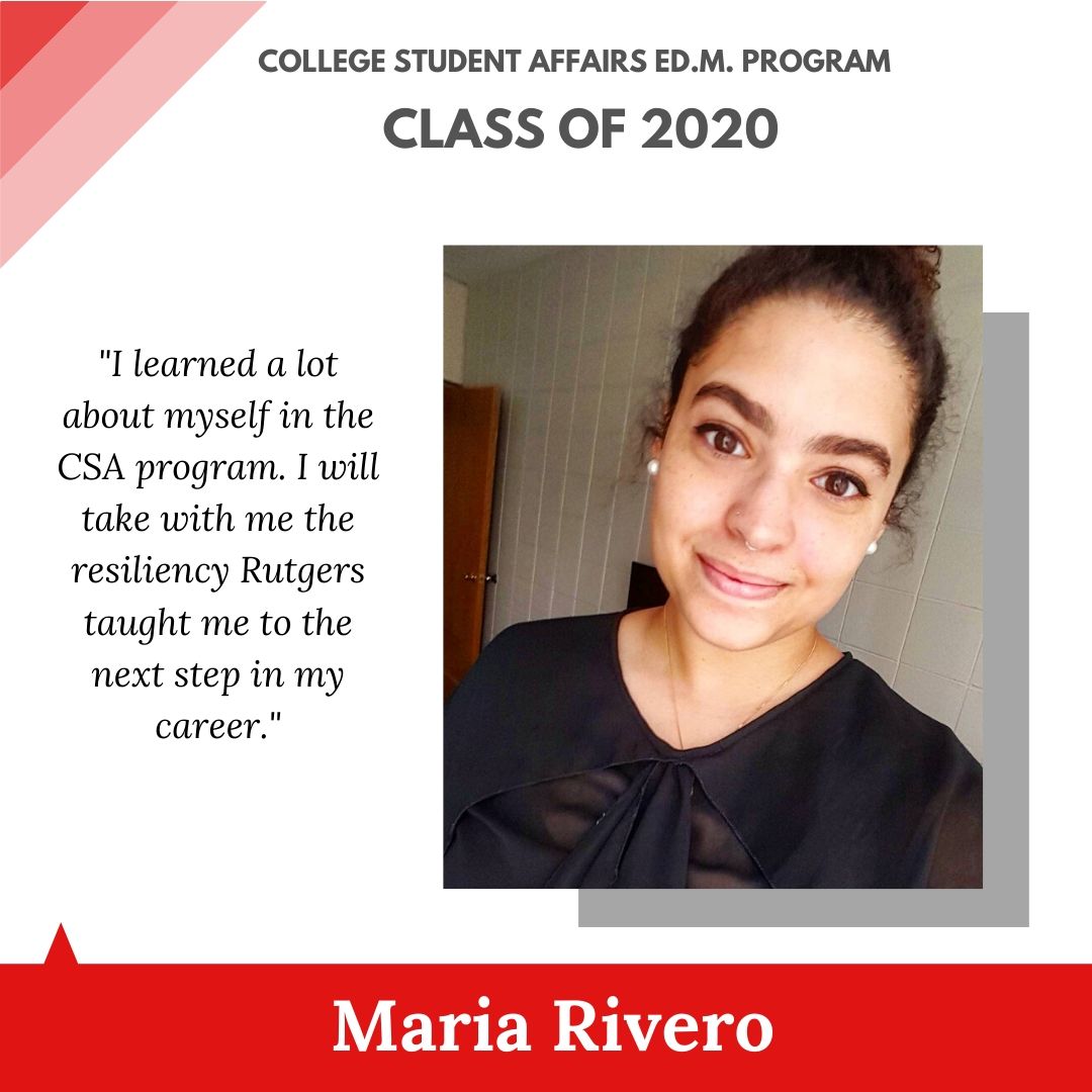 Rutgers_CSA's tweet photo. The latest CSA Graduate Student Spotlight is Maria Rivero! https://t.co/pUk8TIo14t