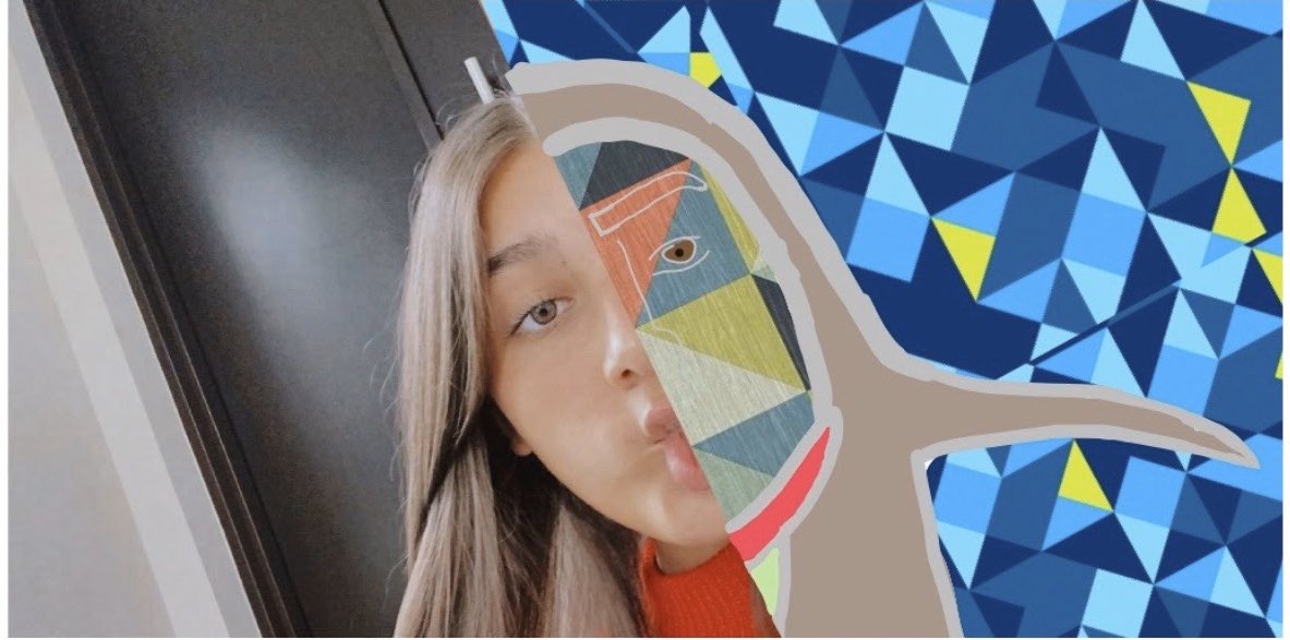 CataLaProfe's tweet photo. A different type of “autorretrato” created by my Ss and inspired by Picasso to illustrate their written self-portraits. @GulliverPrep_ #gslearning #GulliverWL #langchat https://t.co/vV5RVBG1mX