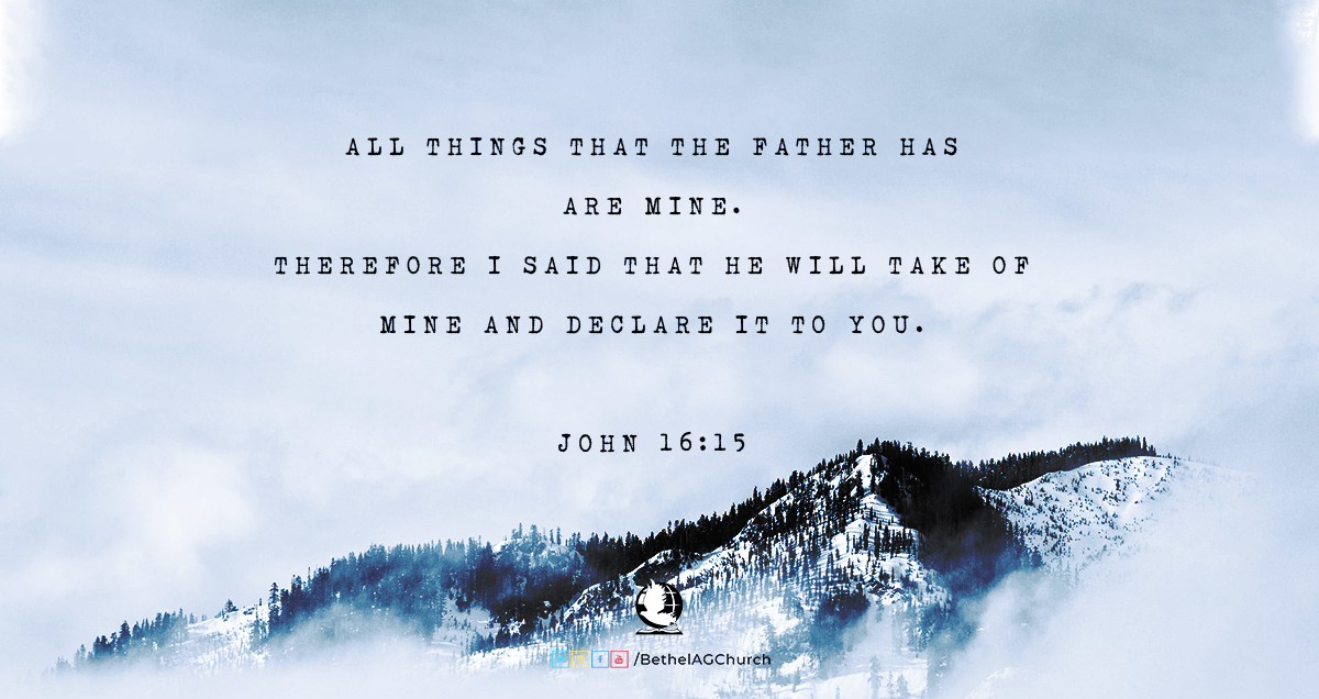 bethelagindia's tweet photo. Daily Devotion - Friday, May 15, 2020 - Our Father, the Triune God
https://t.co/sI2m5TnVAK
#HolySpirit #GodsWings #GodsMercy #JesusMyStrength #AbideInChrist
#DailyBread #FridayMorning #FridayMotivation
#BethelAGChurch #BeTheLite https://t.co/6qEGx5l9bt