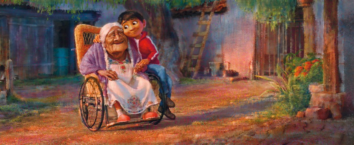 Pixar's tweet photo. Family is forever. 🧡

#PixarCoco Concept Art by Sharon Calahan #CocoWatchParty https://t.co/GJjHYsxAxH
