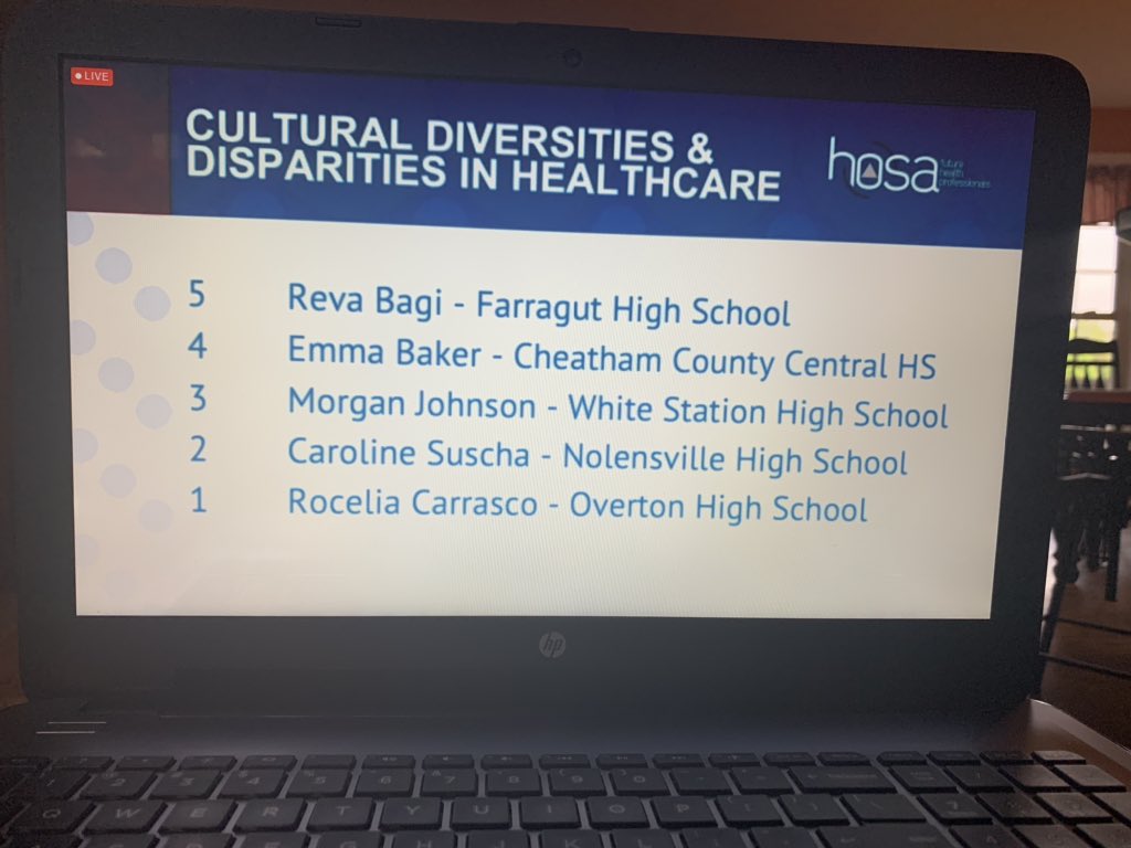 kellylewis2018's tweet photo. More winners, super proud advisor moment!  And Breanna Cook took 1st place in medical terminology! #ccsdtn @cheathamcubs https://t.co/RRQrfHPjPJ