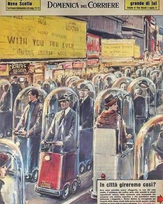 TrutherUfo's tweet photo. In 1962 an Italian magazine did a story about what the world would look like in 2022. https://t.co/aloDgBkGSw