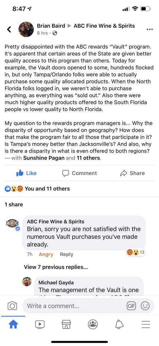 Micho523's tweet photo. Hey @ABCWineSpirits care to explain? https://t.co/X5wxKR8v3A