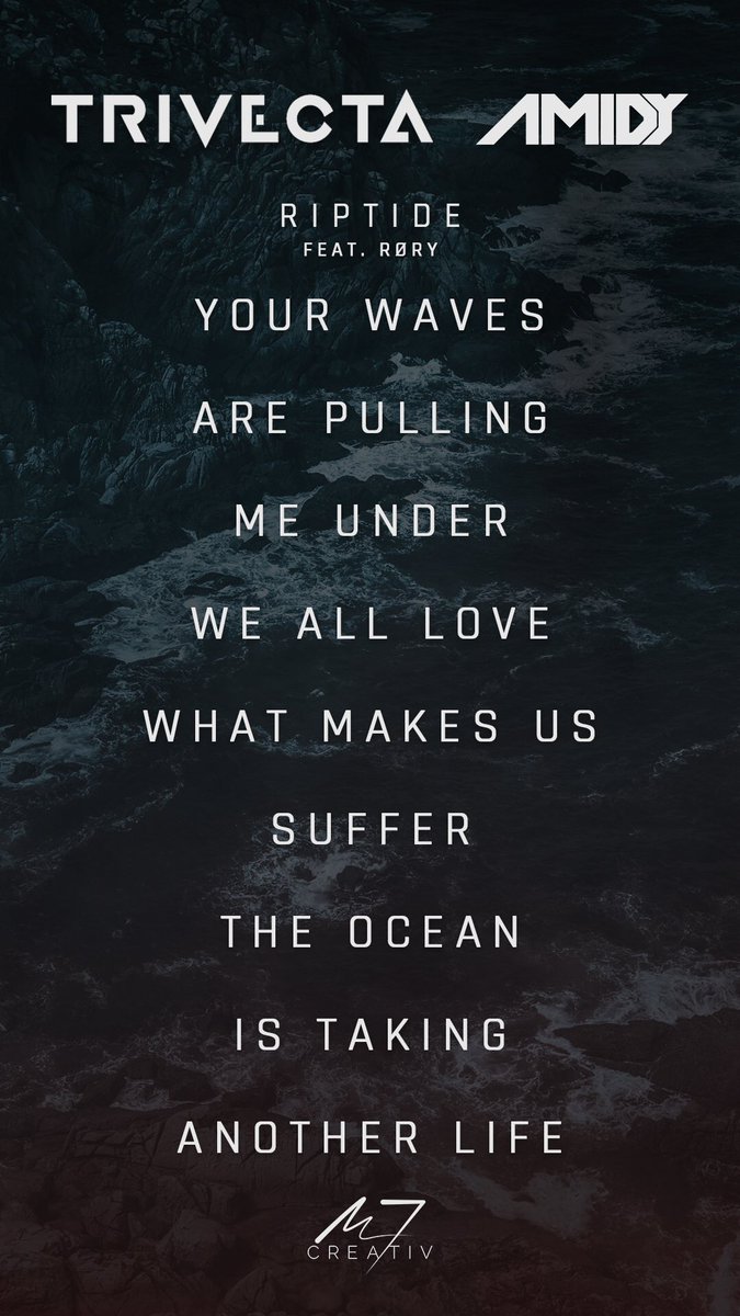 M7Creativ's tweet photo. ..I'm caught in your riptide
Creativ Visual
Song: Riptide
@trivectamusic x @amidymusic
feat. @its_r_o_r_y
#Trivecta #Amidy #EDMTwitter #MelodicMusic #Wallpapers https://t.co/4Y8ohNkTWM