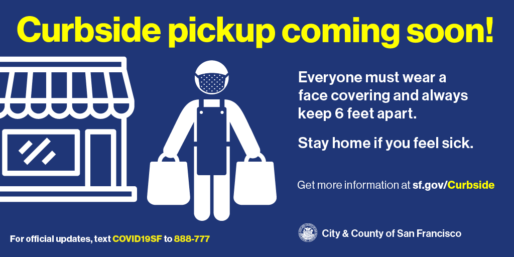 LondonBreed's tweet image. Most retail businesses can open for pickup on Monday with a Health and Safety Plan in place for employees &amp;amp; customers.

Together we can #StopTheSpread of COVID-19 by continuing to wear face coverings, practice social distancing &amp;amp; staying home. 

Learn more sf.gov/curbside