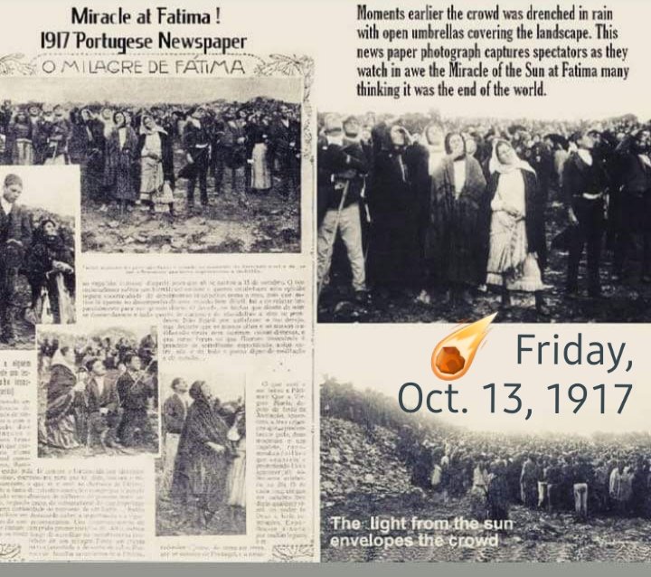 AncestralMagik's tweet photo. ☄May 13, 1917 📰#miracleatfatima #fatimaspain #hebrews13v2 #TheSeventhseal #childofprophecy #childrenoffatima #RIPCapitalism #Spanishinfluenza #Prophecy #Revelation12  🗞☄ #apocolypse #endtimeprophecy 📜 https://t.co/CjFWzMIfb1