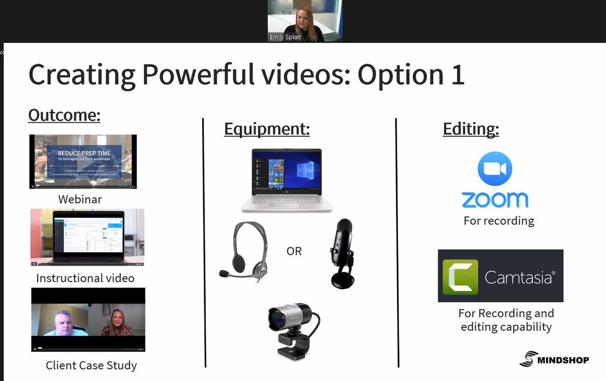So important to get on boarding right &amp; adopt high performance coaching habits to lift client engagement. Tips from <a href="/EmilyMindshop/">Emily Splatt</a> on how to create scale - online coaching, custom courses, online diagnostics plus great tips on creating videos #mindshopcon20