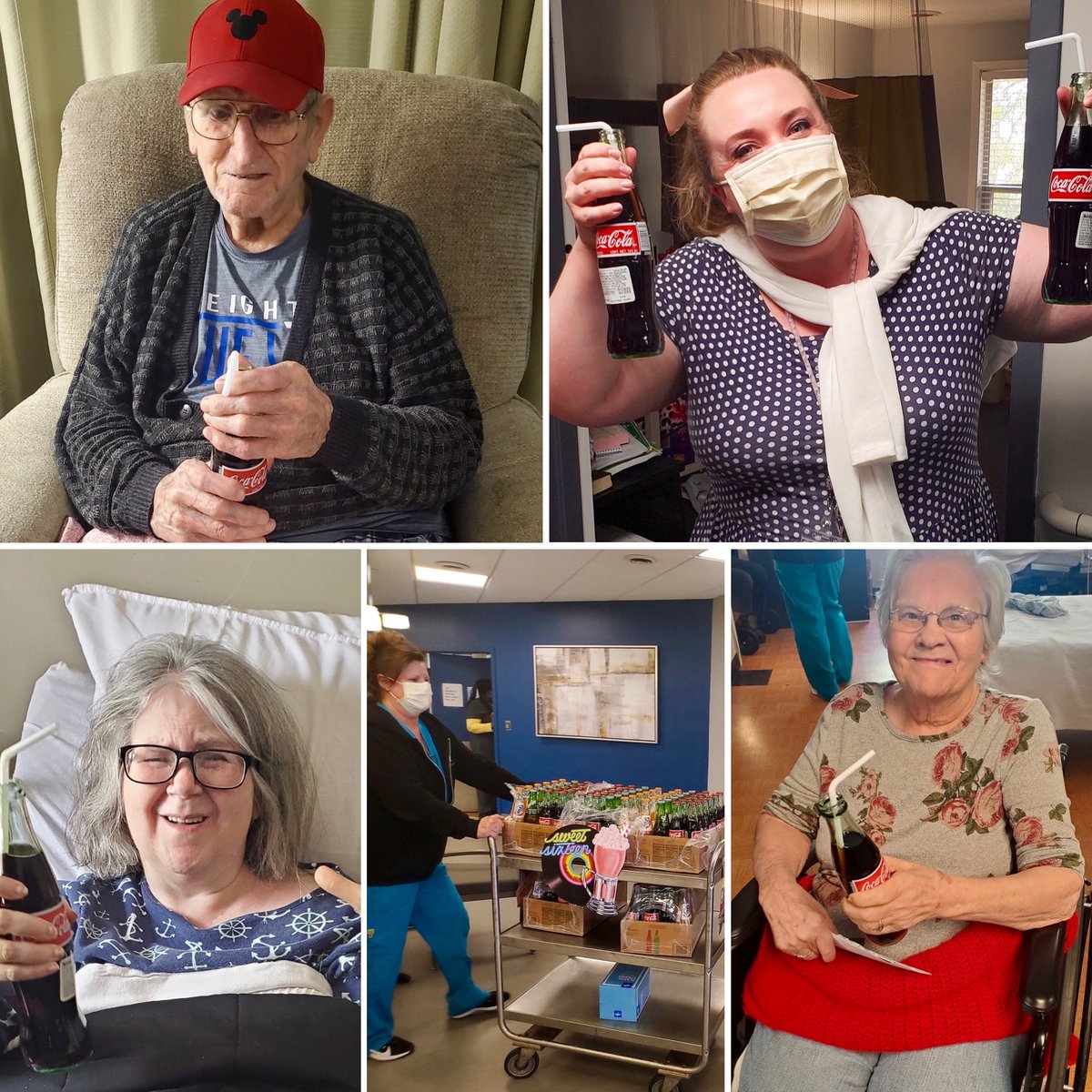 AzriaHealth's tweet photo. Day 3 of @ahcancal's #NSNCW at #AzriaHealthMontclair was a blast back to the 50s! In the morning, we watched #ILoveLucy on the big screen. We also recreated some recipes that DIDN'T last the sands of time, such as @Jello molds! Then, we ended the day with some classic @CocaCola! https://t.co/HqVBffDlf0