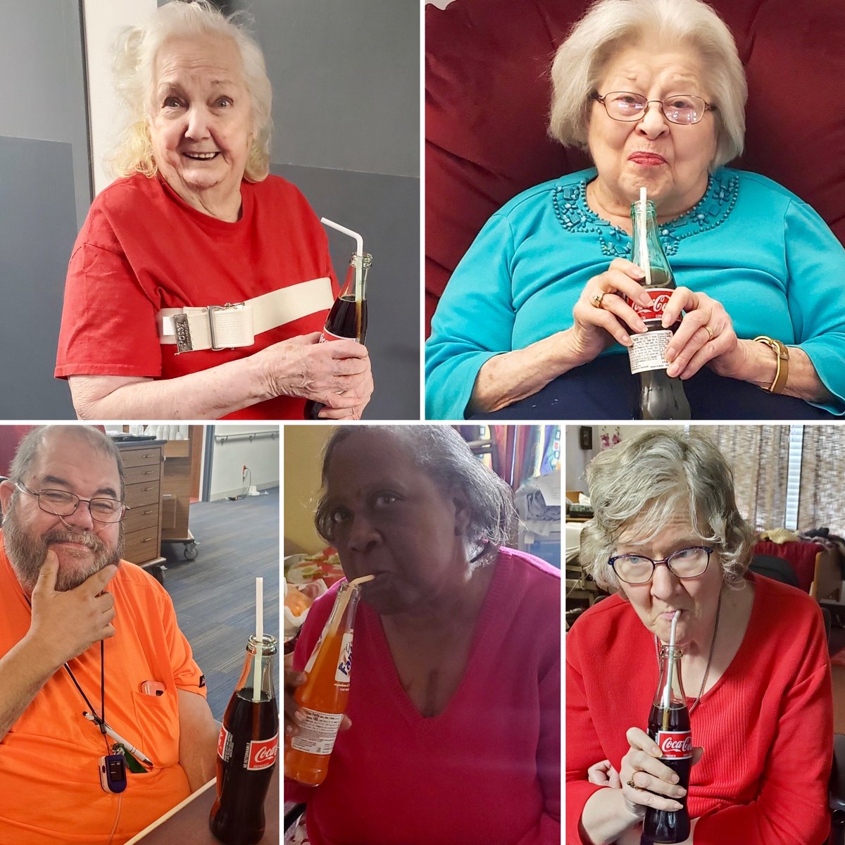 AzriaHealth's tweet photo. Day 3 of @ahcancal's #NSNCW at #AzriaHealthMontclair was a blast back to the 50s! In the morning, we watched #ILoveLucy on the big screen. We also recreated some recipes that DIDN'T last the sands of time, such as @Jello molds! Then, we ended the day with some classic @CocaCola! https://t.co/HqVBffDlf0