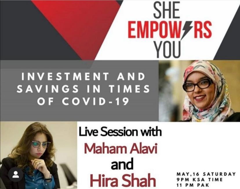 YouEmpowers's tweet photo. Going LIVE on Instagram tomorrow with @MayhemA, Founder of Women's Investment Forum, to discuss about investment and savings' strategies and how to invest a portion of  income to stay afloat during and post COVID-19.
https://t.co/VMGNYYPvSv

#investmentstrategies
#sheempoweru https://t.co/2hZOkPgeF2