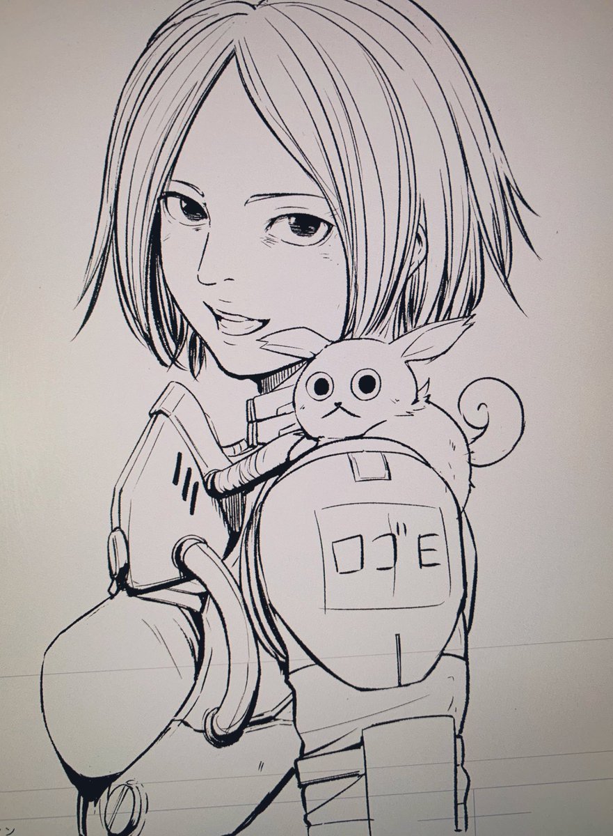 特に見せれるできるものもないので、アルマの下書きなど一式。
色紙、しばらく描いてないともうどう描いていいのか分からんくなっちゃったね。 