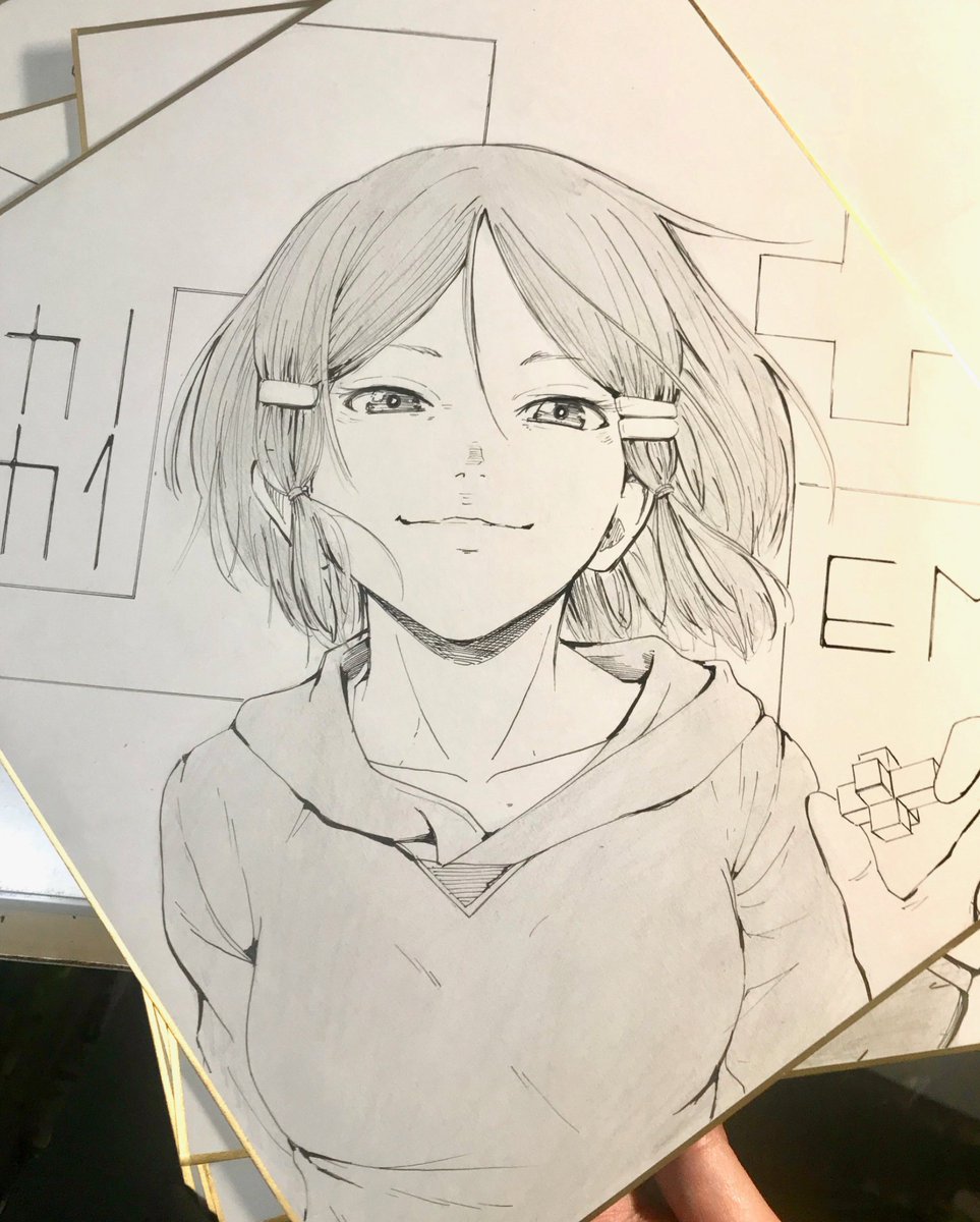 特に見せれるできるものもないので、アルマの下書きなど一式。
色紙、しばらく描いてないともうどう描いていいのか分からんくなっちゃったね。 