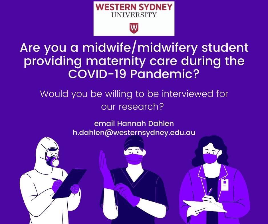 hannahdahlen's tweet photo. Hi Midwives and Midwifery Students in Australia we are undertaking a study - Birth in the Time of COVID-19. Please share and contact us if interested I participating  #covid19 #covid19birthstudy 
🙏🏽💗 https://t.co/LKAoCi8o4v https://t.co/YGCkvUIivt