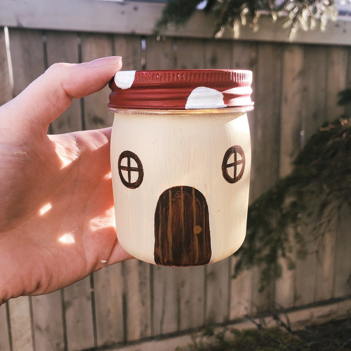 kierapom's tweet photo. Mushroom house mason jar? 🍄 https://t.co/rTRfGgLXfD