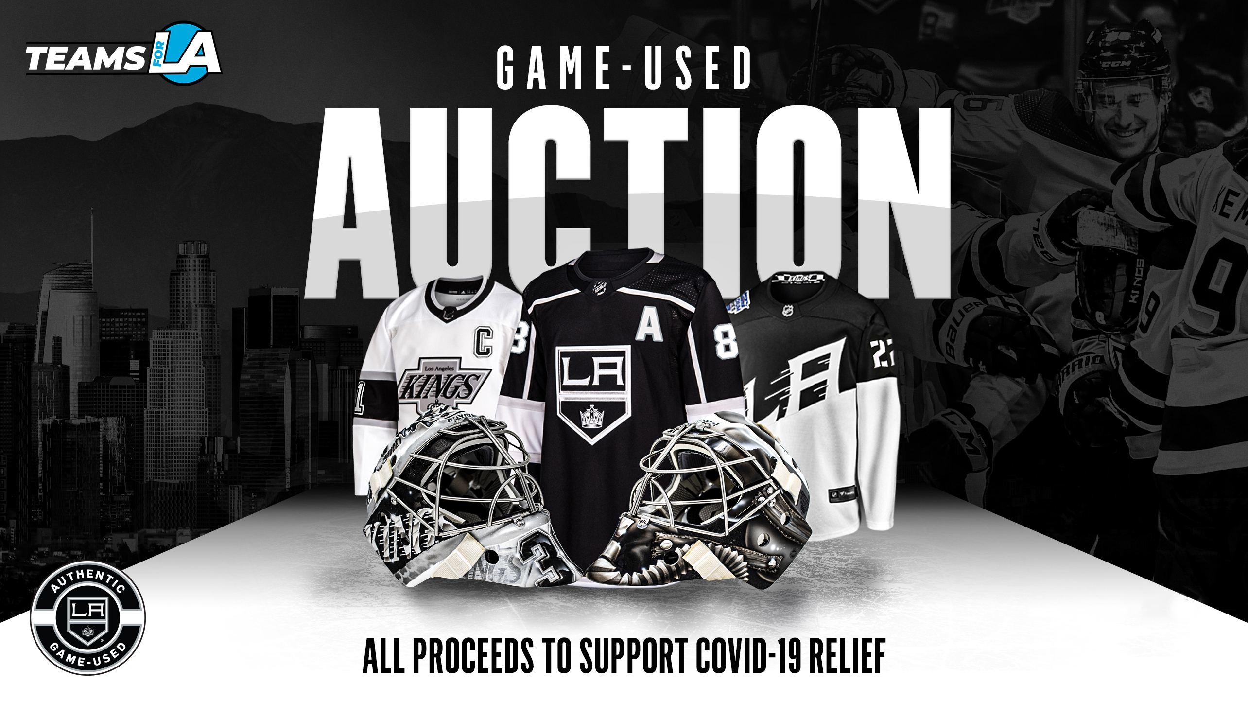 LA Kings Game-Used Merchandise & Memorabilia Powered by Adidas