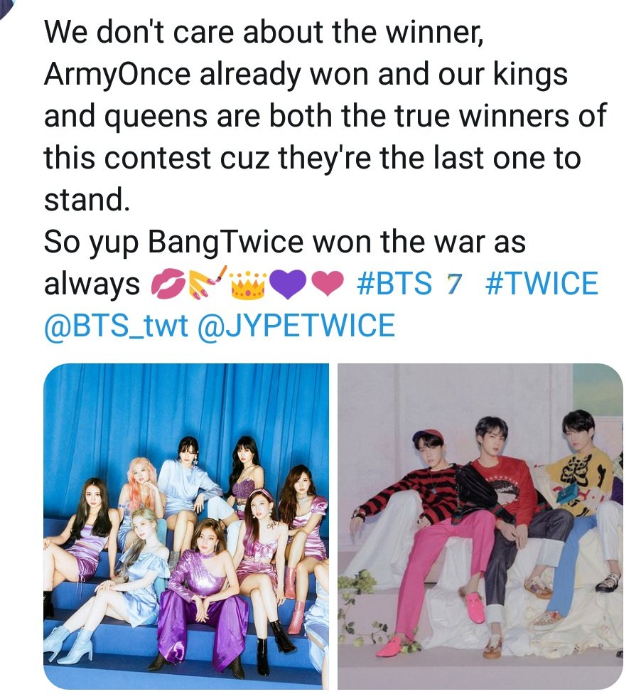 For me I've already won.🏆💪 armyonces i pove y'all.♥♥😭