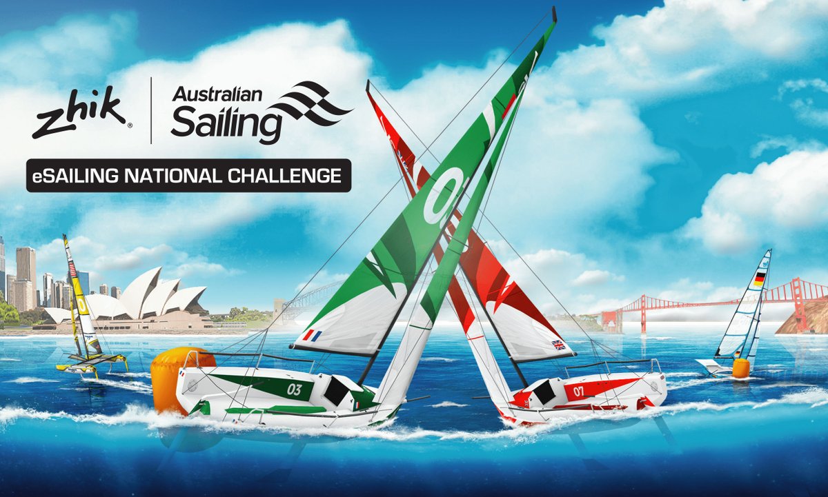 AustSail's tweet photo. Over 100 clubs and classes from across Australia have registered to compete in the @zhik Australian eSailing Challenge 🎮⛵️🇦🇺
https://t.co/99OspjECGK
#ASTogether #eSailing #eSports #VirtualSailing https://t.co/8HQWWHVKfs