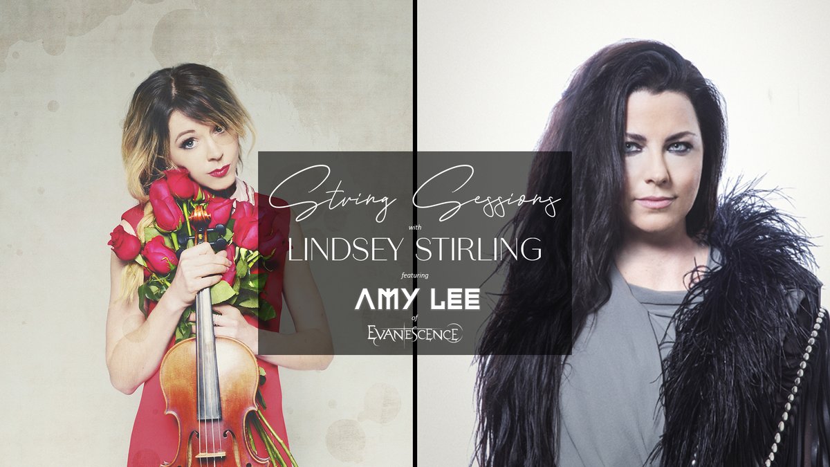 LindseyStirling's tweet image. New #StringSessions with @AmyLeeEV is coming tomorrow!! Make sure you sign up for the premiere here: found.ee/StringSessions…