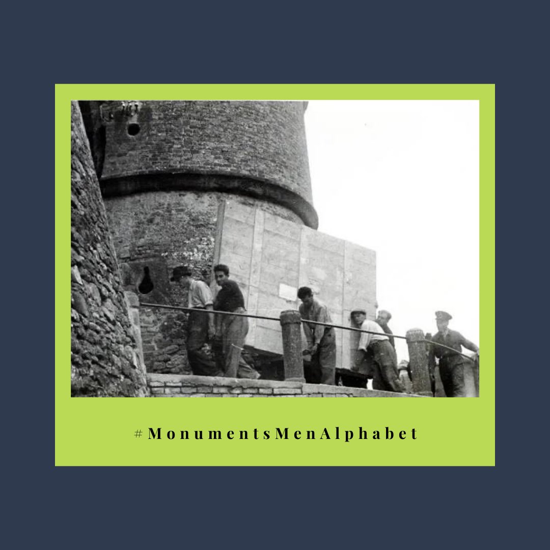 MonumentsMWfnd's tweet photo. #MonumentsMenAlphabet ◄ “R” for “Rotondi” ► Would you ever imagine that some invaluable artworks survived the war hidden underneath a bed? Check our Instagram to read this inspiring story! https://t.co/iM8wE7BNJb