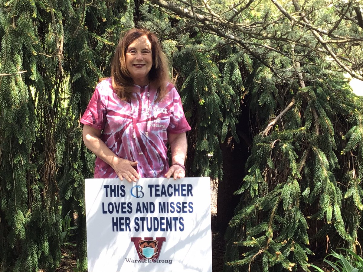 I miss my Kdg Stars🌟and am so impressed by their hard work and effort!👏 Love my Warwick Family and cannot wait to be together again. Hoping we will see how much we truly have and the value of our human connection:)👫Thanks <a href="/cbLHARTZELL5/">𝐿𝓎𝓃𝓃 𝐻𝒶𝓇𝓉𝓏𝑒𝓁𝓁</a> for organizing our signs.<a href="/CBWarwickElem/">Warwick Elementary School CBSD</a>💞