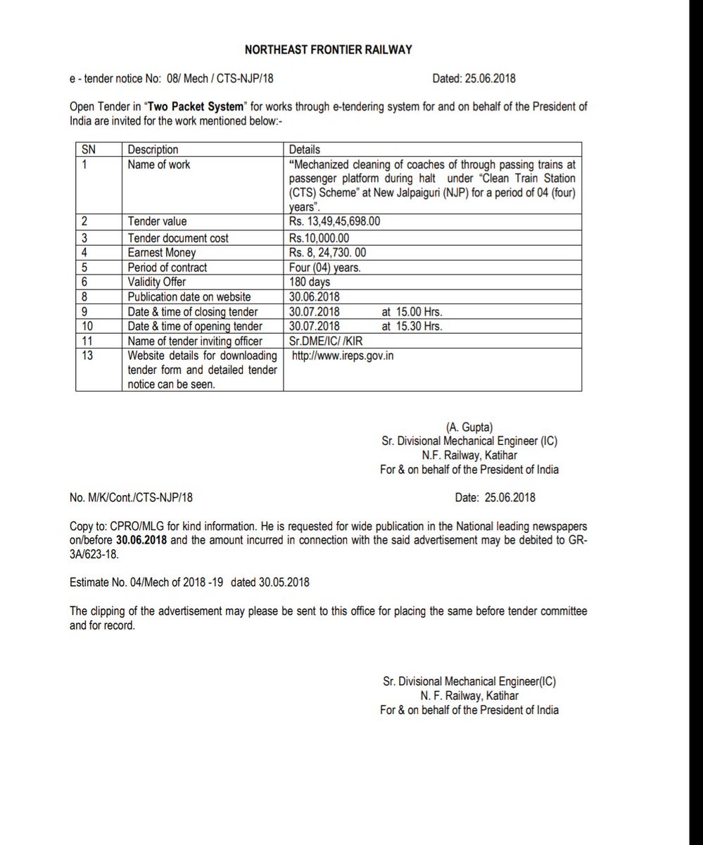 Rail Chor (@rail_chor) on Twitter photo जिन स्टेसनो की सफाई में 1 से 5 करोड़ खर्च होता था , 2/3 वर्षो में 11 से 40 करोड़ हुआ !
<a href="/RailMinIndia/">Ministry of Railways</a> में करोडो वारे न्यारे हुए
<a href="/FCI_India/">Food Corporation of India</a> के गोदामों में अनाज सड़े !
लॉक डाउन में मजदूर भूखे लडे पैदल चढे
ऐसी आदर्श सरकारो को कीड़े पड़े !! जिन स्टेसनो की सफाई में 1 से 5 करोड़ खर्च होता था , 2/3 वर्षो में 11 से 40 करोड़ हुआ !
<a href="/RailMinIndia/">Ministry of Railways</a> में करोडो वारे न्यारे हुए
<a href="/FCI_India/">Food Corporation of India</a> के गोदामों में अनाज सड़े !
लॉक डाउन में मजदूर भूखे लडे पैदल चढे
ऐसी आदर्श सरकारो को कीड़े पड़े !!