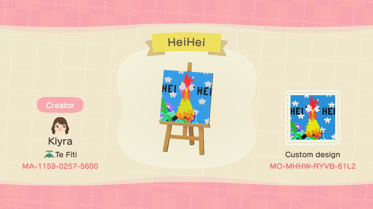 kare_bare9's tweet photo. #AnimalCrossing #ACNH #NintendoSwitch
 #HeiHei #Moana #Disney https://t.co/ySxLfJrKqY