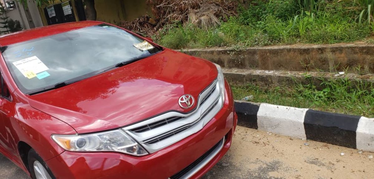 tat_autos's tweet photo. DEALS! DEALS!! DEALS!!!📣📣📣
.
.
.
Brand: Toyota
Model: Venza (Red)
Year: 2014
Transmission: Automatic 
Condition: Foreign Used, Super neat (Interior/Exterior), Factory AC, Low mileage, Power Windows &amp; Lock, 100% OK! 
DM TO CLAIM!!!📩 https://t.co/P16VX4k2cC