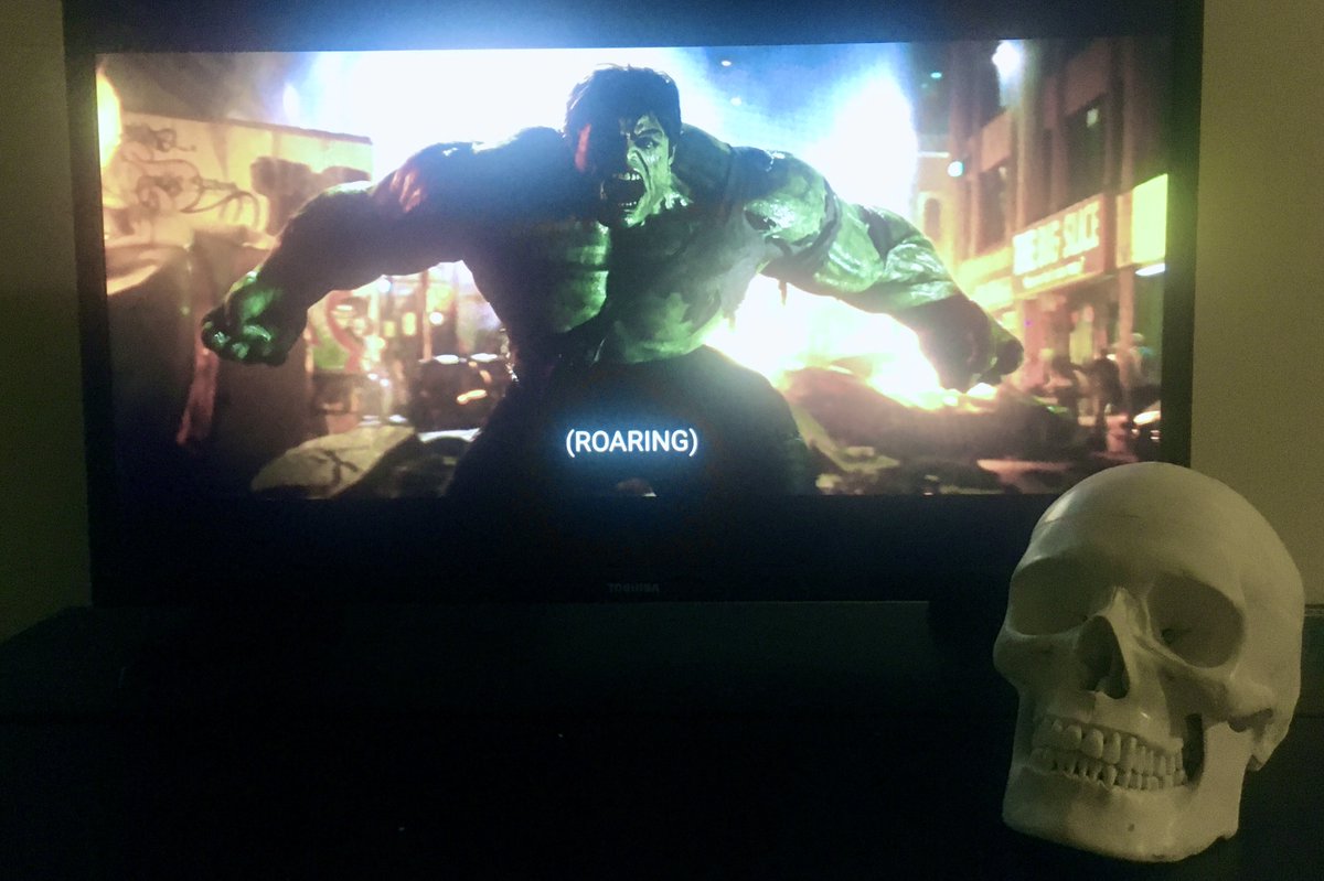 ProfIndyBones's tweet photo. #IndianaBones and the #Marvel Movie Marathon. The journey continues with The Incredible Hulk!

#AnatQ When Bruce Banner (5ft9in) turns into the Jolly Green Giant (8ft), do you think his cells undergo rapid hyperplasia or hypertrophy?

Let us know in the poll in this thread! https://t.co/PLzB87S5fB