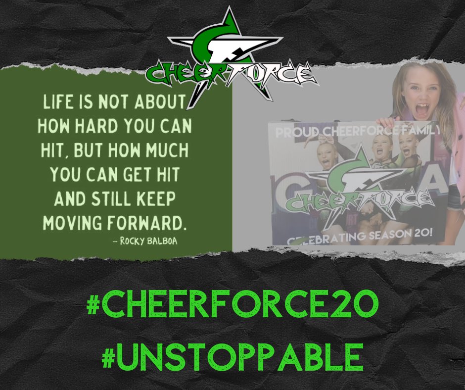 CheerForceSimi's tweet image. “...still keep moving forward”
#CheerForce20 #Unstoppable
