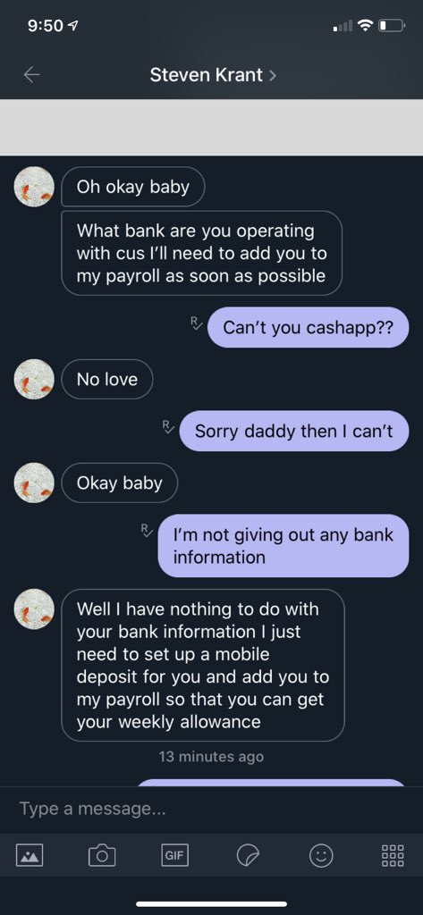 waller_ria's tweet photo. I still haven’t found a person who doesn’t ask for my bank information or my money. PLEASE DONT DM ME IF YOU DONT CASHAPP OR IF YOU HAVE A FEE!! https://t.co/W2oqI6Kt1M