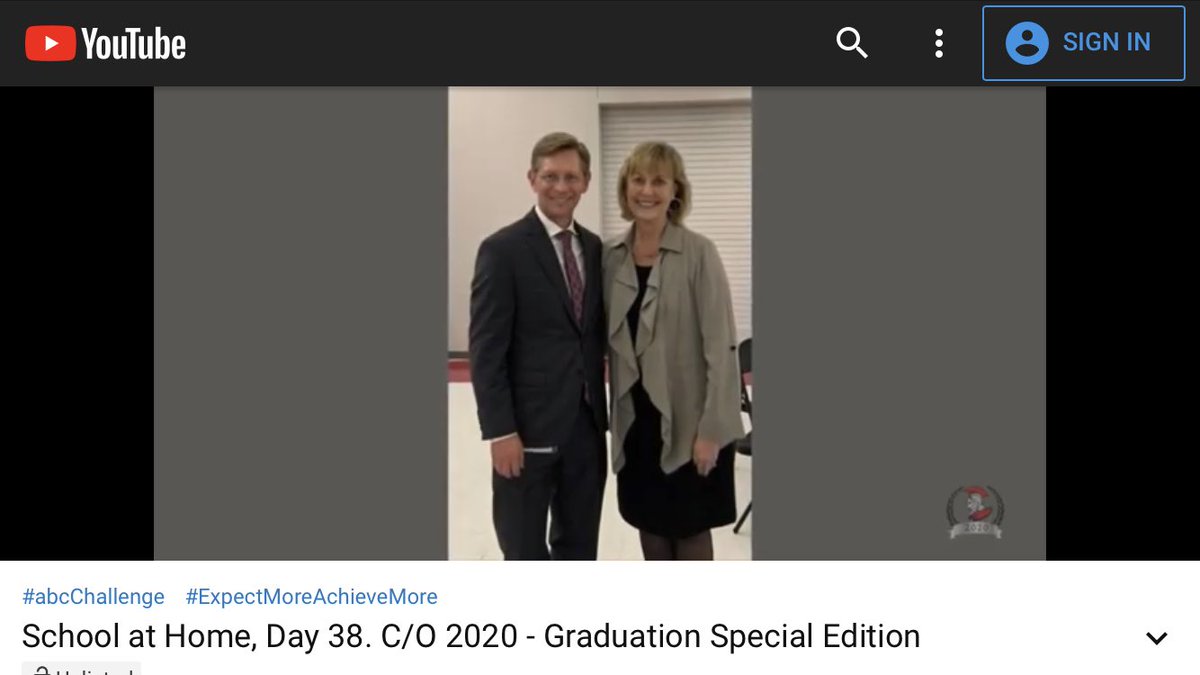 Glad to be standing with Saraland HS superstar principal Spondike in SES Principal Stan Stokeley’s video tribute today. She has contributed so much to so many lives in a fruitful career! ⁦<a href="/SaralandSchools/">SaralandCitySchools</a>⁩ ⁦<a href="/AlabamaAchieves/">Alabama State Department of Education</a>⁩