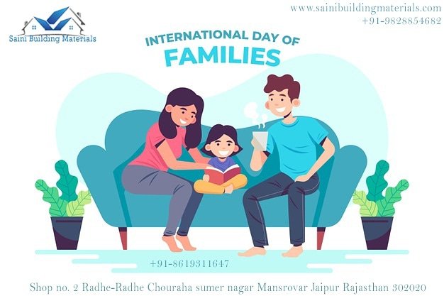 materialsainib1's tweet photo. Happy International family day spend your lockdown time with family 
#saini_building_material_suppliers #SBMS #saini_bms #building_material_suppliers #cement #concrete #bricks #stones #construction_material https://t.co/2K7Wt6fgye