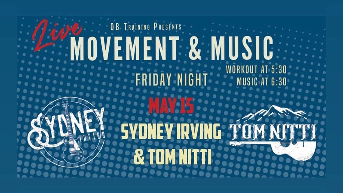 MusicMafiaRadio's tweet photo. Friday night - we'll be tuning in for @sydirvingmusic and #tomnitti music livestreaming from #obtraining
Movement & Music with Sydney Irving & Tom Nitti
https://t.co/iXf58m476a
https://t.co/ZhpVSqHRyZ https://t.co/uHDtyJXA7i