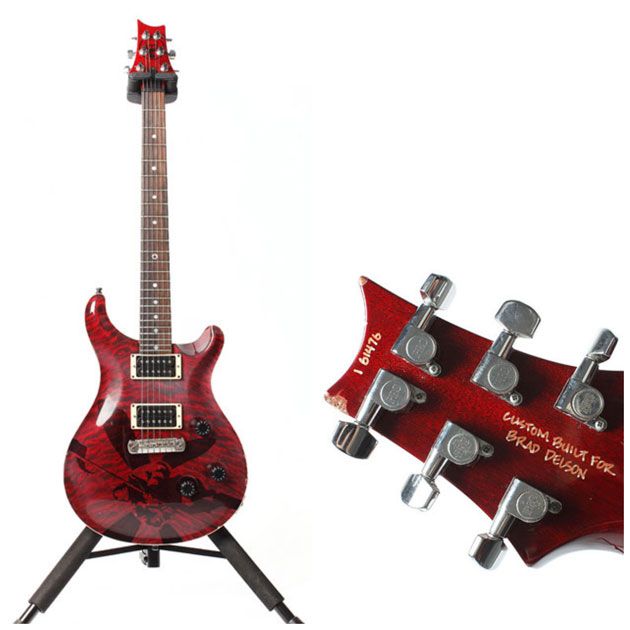 中野島次郎 Prs Custom24 Linkin Parkのギタリストブラッド デルソンが使ってたイメージ ボディやネックのデザインがとにかくかっこいい 特にこの赤いやつ ギター弾けないからあんまわからんけど歪みと音の重厚さがバランス良く出せるイメージ One Ok Rock