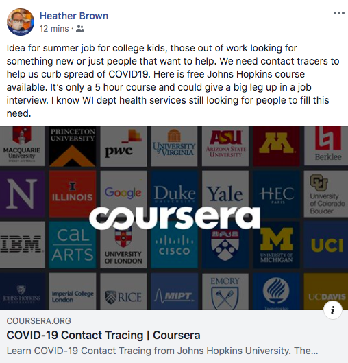 emwizzle's tweet photo. THIS from my dear friend &amp; teammate Dr. Heather. DO IT: https://t.co/hz372lZUV7 via @JohnsHopkins : https://t.co/Ep2303zSNS