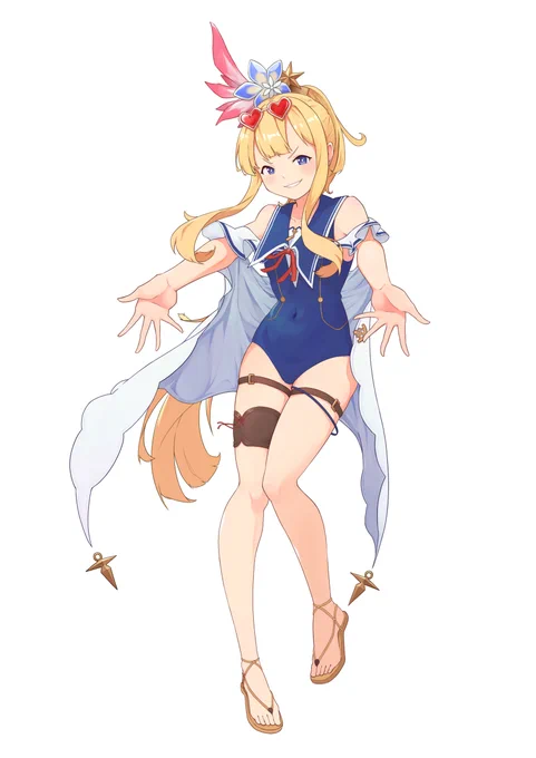 水着カリオストロ #グランブルーファンタジー #グラブル #カリオストロ(グラブル) #GRANBLUEFANTASY https://t.co/locsmTKrkW 