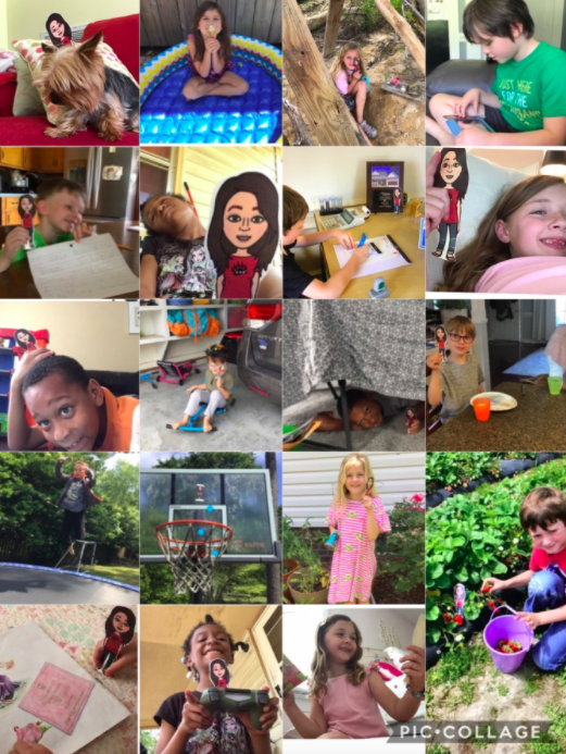 Wow! First grade teacher Mrs. Sara Doutt has been so busy this week! Her students did all kinds of different activities with "her". They will have some great adventure stories to write about! ❤️🐻🥰