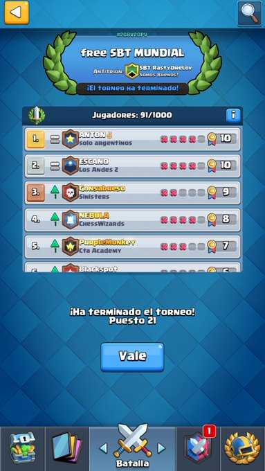 Escano es sbt no chdmuyesssss!!!! GG GRACIAS  todis #clashroyale https://t.co/0Y1dBhSGC8<a href="/tag/clashroyale"class="tags"><span>#clashroyale</span></a>