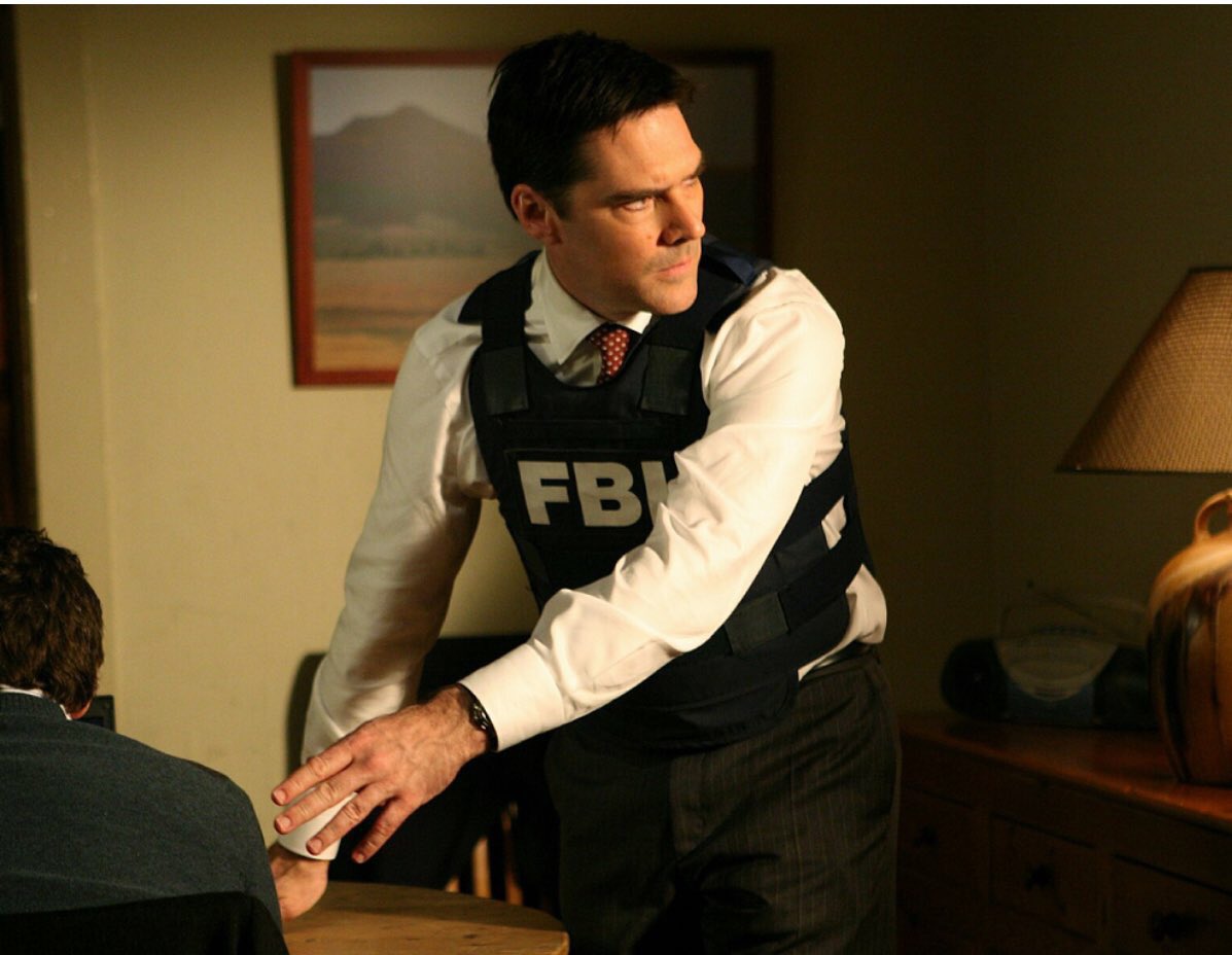 #ThomasGibson as #AaronHotchner in #CriminalMinds. 