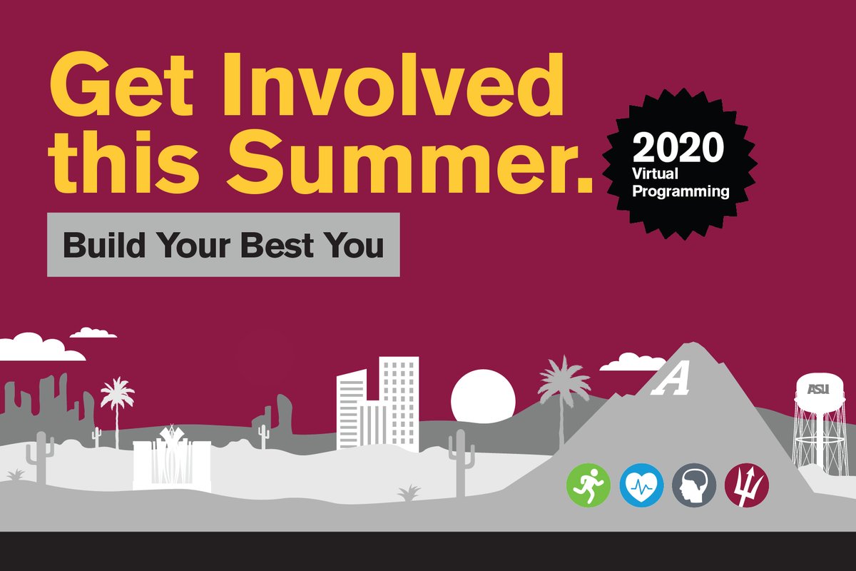 CultureASU's tweet photo. Learn a skill and try something new! You never know what community connections you may build and there is something for everyone. How do you summer, Sun Devils? Check out virtual events starting May 18 at https://t.co/vpbAxE12wR #SunDevilSummer https://t.co/x6QsiGoD6w