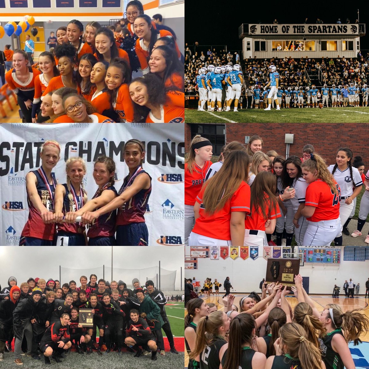 IHSA_IL's tweet photo. 🧡💙 The @IHSAState community truly came together for athletes today!!!

🤩 The amazing outpouring of support &amp; shared memories on social media was incredible!!!

✅Get ready to pay tribute to educators tomorrow!

#WeAreInThisTogether #IHSA #BetterTogether https://t.co/f1rovvfS6T