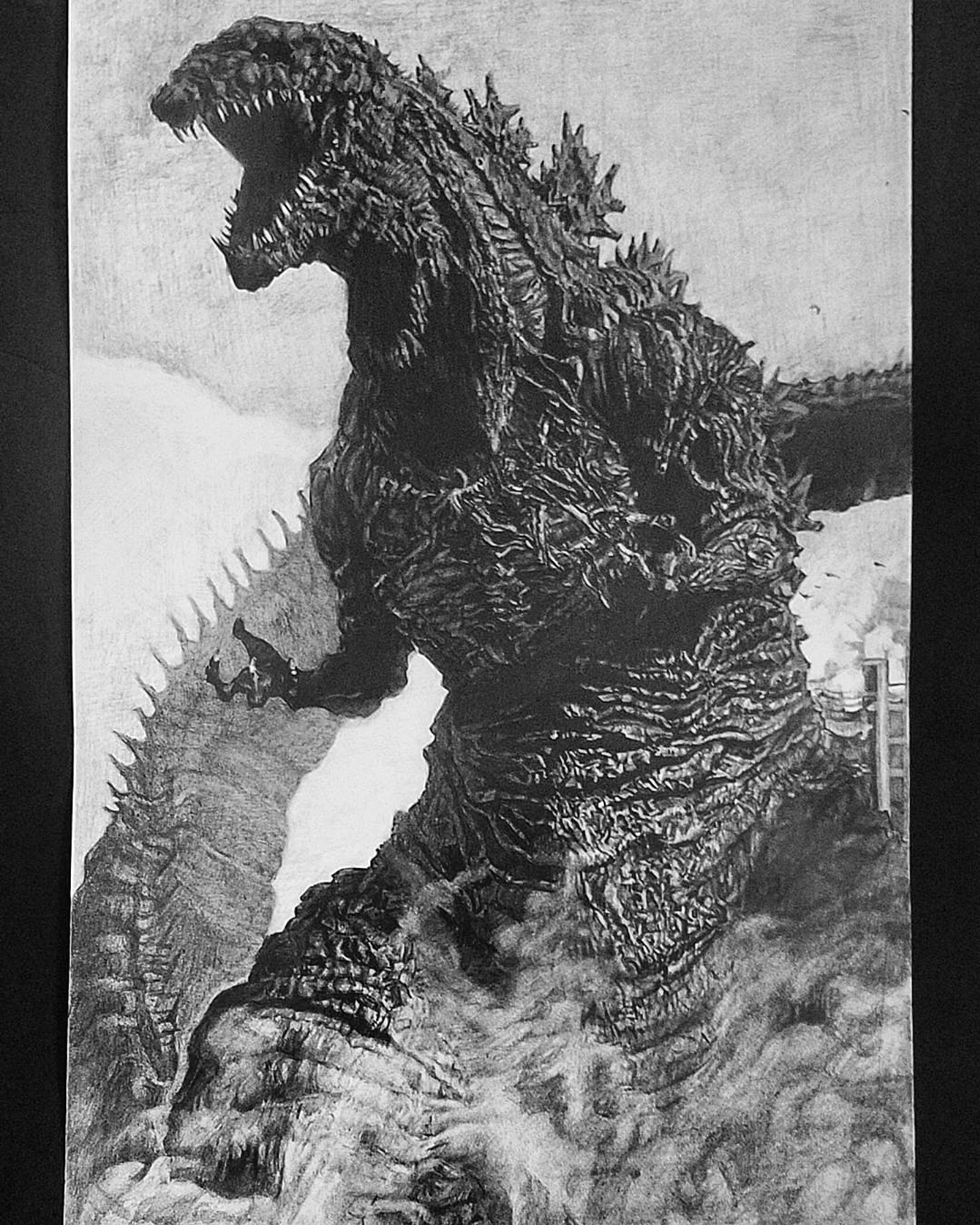 Featured image of post How To Draw Shin Godzilla Realistic Step by step video on how to draw shin godzilla breathing fire