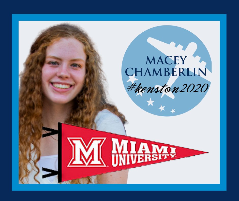 KenstonKHS's tweet photo. Senior Showcase: Macey will be heading to Miami University to major in Digital Communication Design. Her favorite class at KHS was Digital Design. Her advice is, “Care about your work and the rest will come easy!” #homegrown #kenston2020 #kenstonstrong @miamiuniversity https://t.co/pPYfrlnoBx
