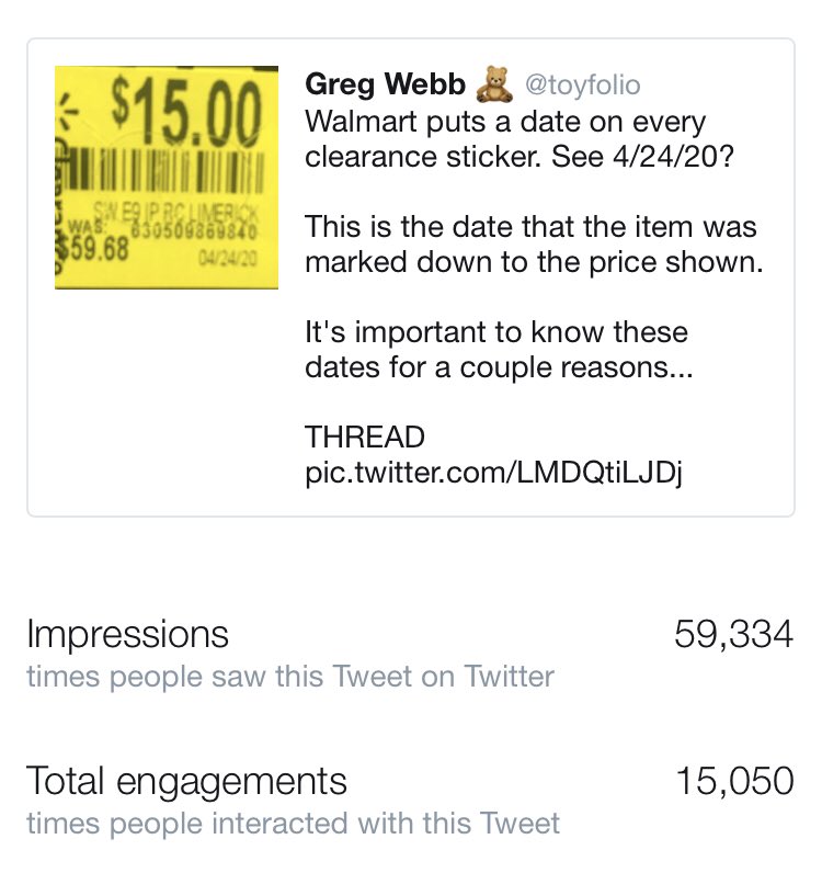 Because of Jay’s strategies and suggestions, I had a tweet go “viral”.It got over 40,000 impressions in less than 24 hours! To date, it’s over 59,000 impressions and counting.