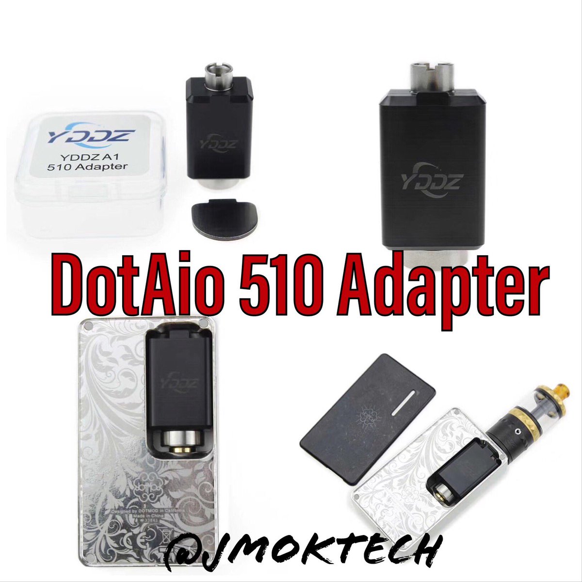 jmokofficial's tweet photo. New Product, DotAio 510 Adapter, Turns Your DotAio Pod to be a Nice Box Mod! Welcome to Inquire and Wholesale!
#dotaio #dotaiopod #dotaio510adapter #pod510adapter #dotaiolimitededition #dotaiorba #vape #vapewholesale #vapedistro #vapeindonesia #malaysiavape #koreavape #japanvape https://t.co/BOWkbQ8Gv9
